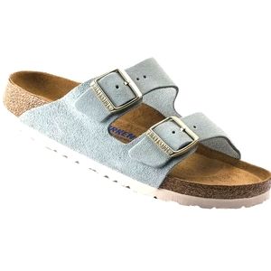Arizona Birkenstock - light blue suede, Size 40